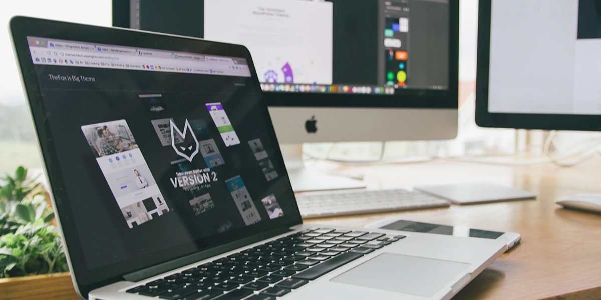 Custom web development service illustration